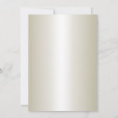 Invitation de douche de mariée Pretty Lace & Pearl (Dos)