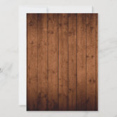 Invitation de douche de style occidental (Dos)