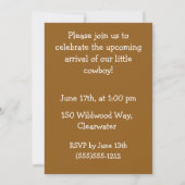 Invitation de douche de téléchargement numérique B (Dos)