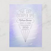 Invitation de douche de thème de crème glacée rama (Devant)