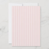 Invitation de douche florale chic parisienne (Dos)