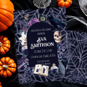 Invitation de douche Goth vintage