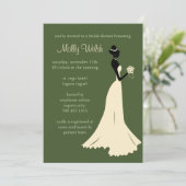 Invitation de douche nuptiale (Debout devant)