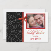 Invitation de douche nuptiale (Devant)