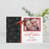 Invitation de douche nuptiale (Debout devant)