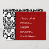 Invitation de douche nuptiale (Devant / Derrière)