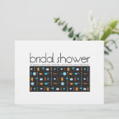Invitation de douche nuptiale (Debout devant)