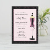 Invitation de douche nuptiale (Debout devant)