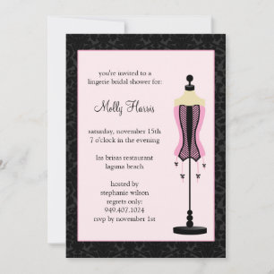 Invitation de douche nuptiale