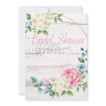 Invitation de douche nuptiale