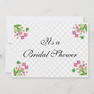 Invitation de douche nuptiale