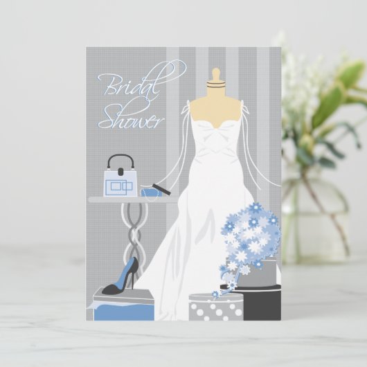 Invitation de douche nuptiale (Debout devant)