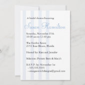 Invitation de douche nuptiale (Dos)