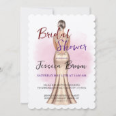 Invitation de douche nuptiale (Devant)