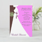 Invitation de douche nuptiale (Debout devant)