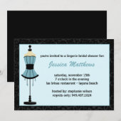 Invitation de douche nuptiale (Devant / Derrière)