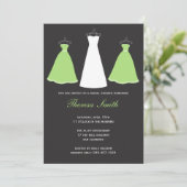 Invitation de douche nuptiale (Debout devant)