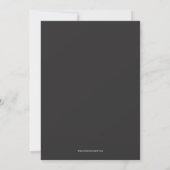 Invitation de douche nuptiale (Dos)