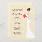 Invitation de douche nuptiale (Devant / Derrière)