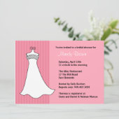 Invitation de douche nuptiale (Debout devant)