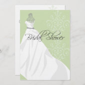 Invitation de douche nuptiale (Devant / Derrière)