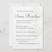 Invitation de douche nuptiale (Dos)