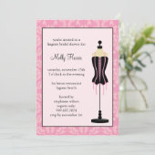 Invitation de douche nuptiale (Debout devant)