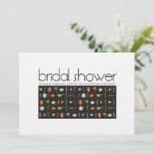 Invitation de douche nuptiale (Debout devant)