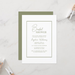 Invitation de douche nuptiale