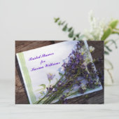 Invitation de douche nuptiale (Debout devant)