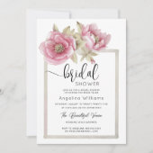 Invitation de douche nuptiale (Devant)