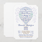 Invitation de douche nuptiale à ballon à air chaud (Devant / Derrière)