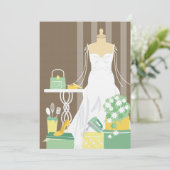 Invitation de douche nuptiale - Ajouter votre prop (Debout devant)