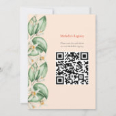Invitation de douche nuptiale Aperol Spritz Orange (Dos)