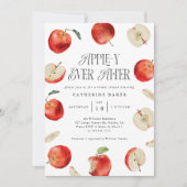 Invitation de douche nuptiale Apple (Devant)