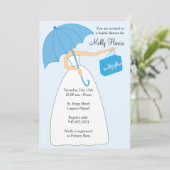 Invitation de douche nuptiale avec enveloppes corr (Debout devant)