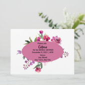 Invitation de douche nuptiale avec texte modifiabl (Debout devant)