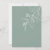 Invitation de douche nuptiale Chute d'amour (Dos)