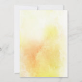 Invitation de douche nuptiale citron vert (Dos)