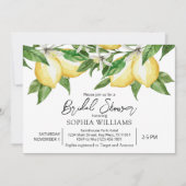 Invitation de douche nuptiale Citron vert (Devant)