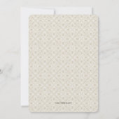 Invitation de douche nuptiale Couleurs de chute (Dos)