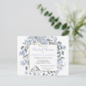 Invitation de douche nuptiale de lavande parfaitem (Debout devant)