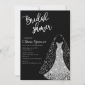 Invitation de douche nuptiale Diamond (Devant)