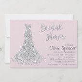 Invitation de douche nuptiale Diamond (Devant)