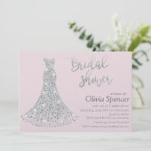 Invitation de douche nuptiale Diamond (Debout devant)