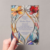 Invitation de douche nuptiale en verre teint acryl (In situ (ordinateur de poche))