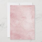 Invitation de douche nuptiale encadrée en or noir (Dos)