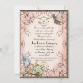 Invitation de douche nuptiale Féerie enchantée Pri (Dos)