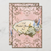 Invitation de douche nuptiale Féerie enchantée Pri (Devant / Derrière)