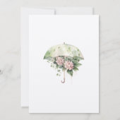 Invitation de douche nuptiale, Fête des mariées fl (Dos)